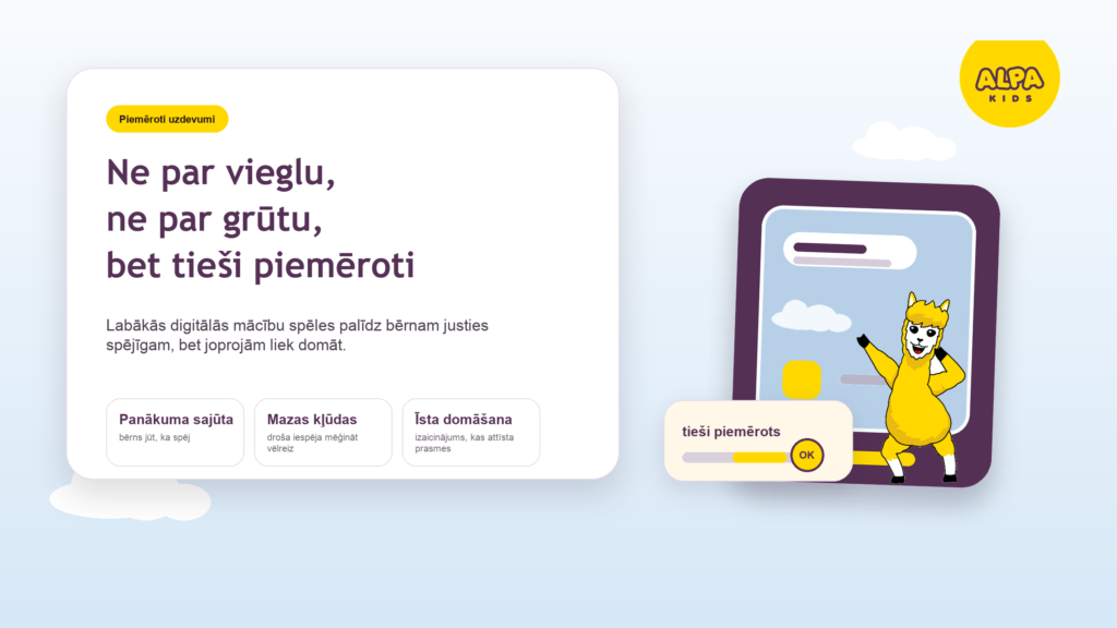 izglītojošas spēles bērniem vecumā no 3 līdz 8 gadiem