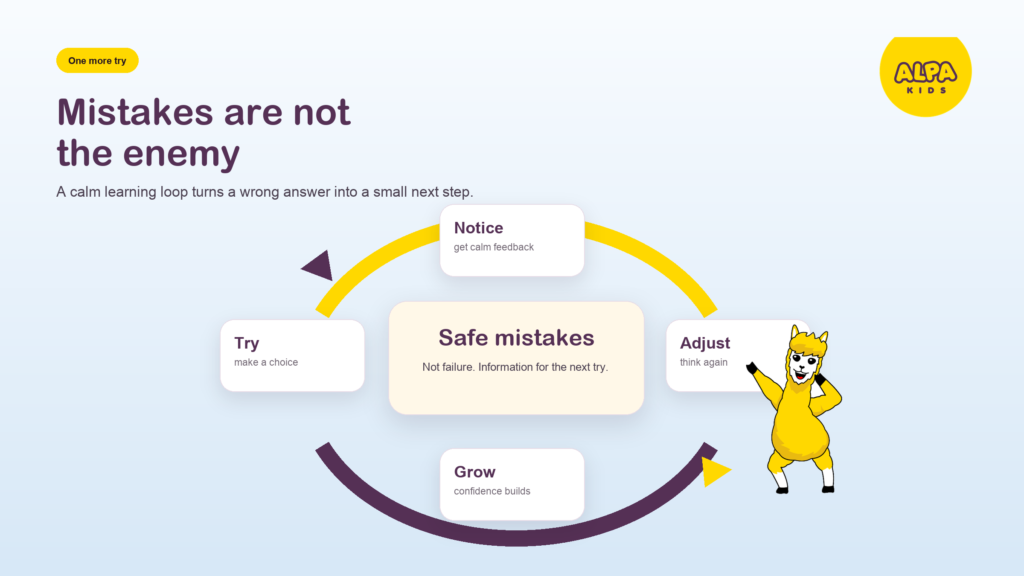 Mistakes are not the enemy - ALPA Kids