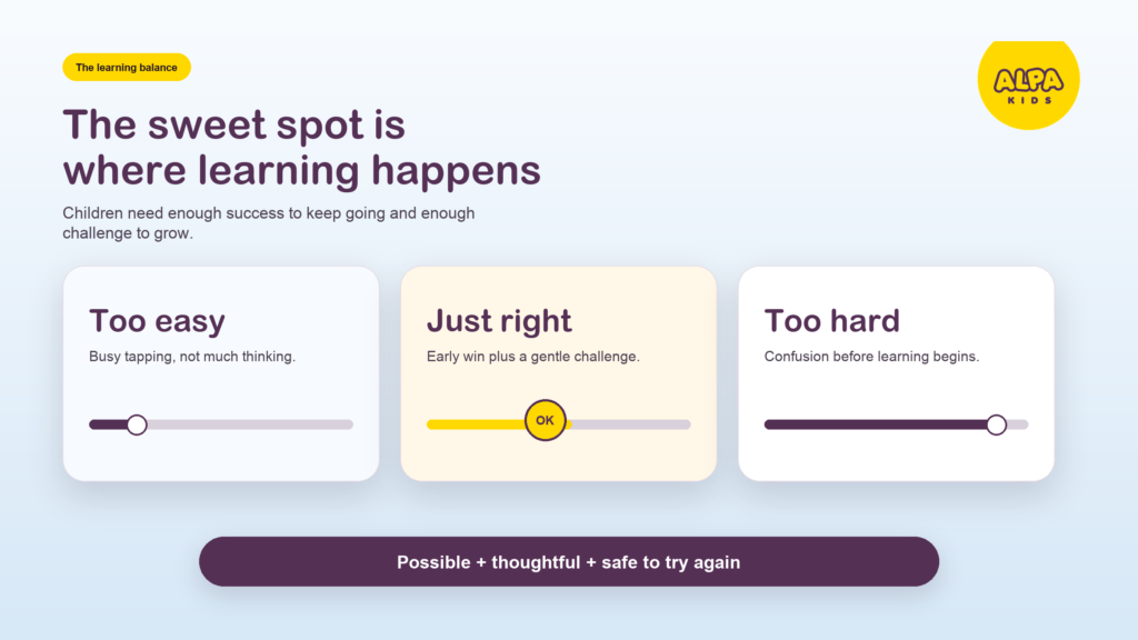 The sweet spot of early learning - ALPA Kids 